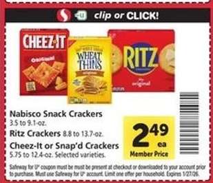 Nabisco Snack Crackers