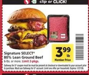 Signature SELECT 80% Lean Ground Beef