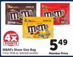 M&M's Share Size Bag