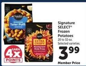 Signature Select Frozen Potatoes