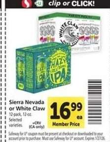 Sierra Nevada or White Claw