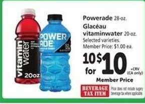 Powerade/Glacéau vitaminwater