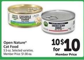 Open Nature Cat Food