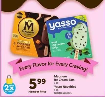 Magnum Ice Cream Bars / Yasso Novelties