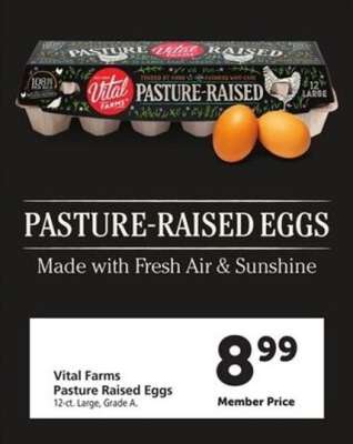 Vital Farms Pasture Raised Eggs