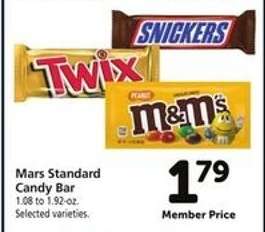 Mars Standard Candy Bar