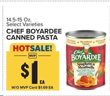 Chef Boyardee Canned Pasta