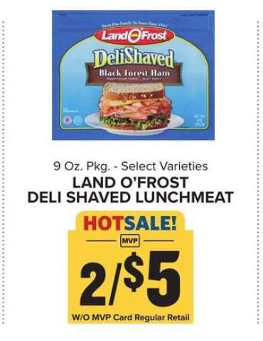 Land O'Frost Deli Shaved Lunchmeat