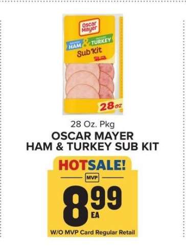 Oscar Mayer Ham & Turkey Sub Kit