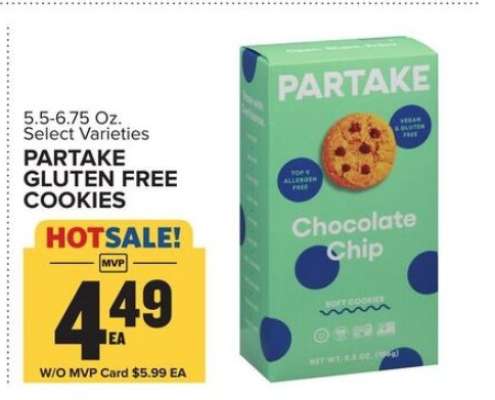 PARTAKE GLUTEN FREE COOKIES