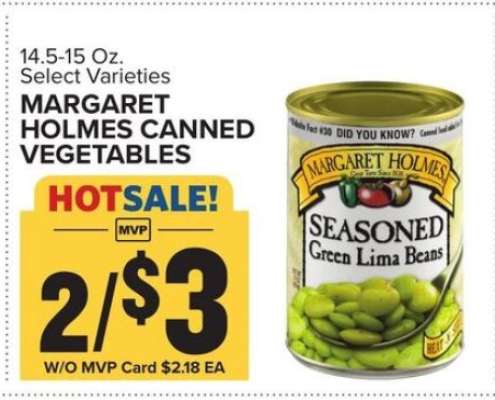 Margaret Holmes Canned Vegetables
