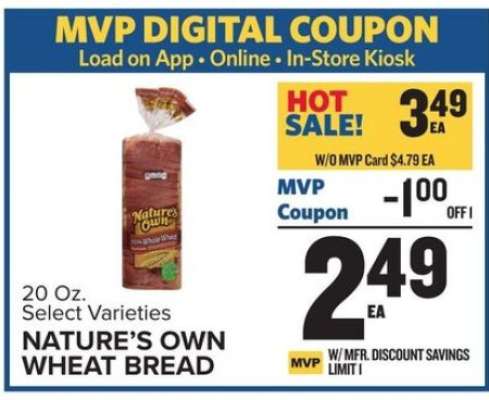 Nature’s Own Wheat Bread