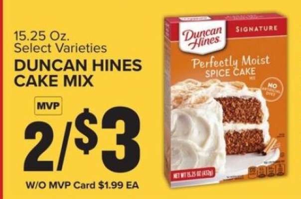 Duncan Hines Cake Mix