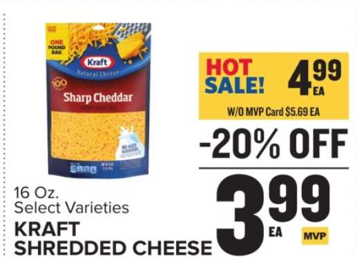 Kraft Shredded Cheese