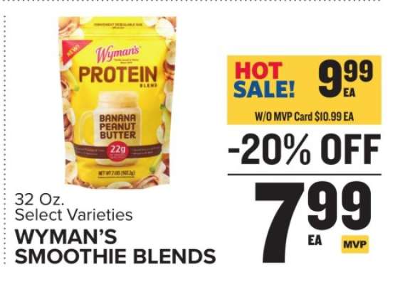 WYMAN’S SMOOTHIE BLENDS