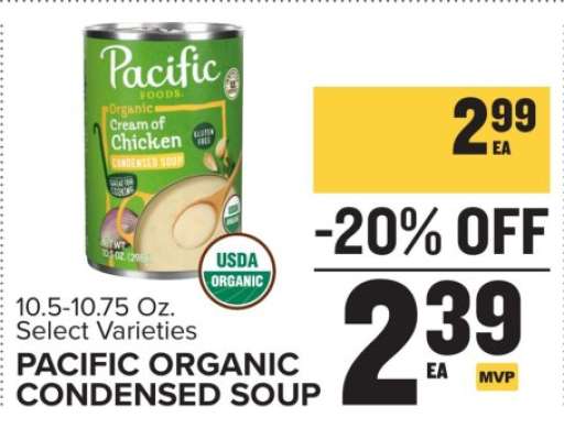 Pacific Organic Condensed Soup
