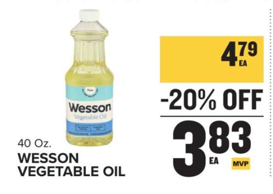 Wesson Vegetable Oil