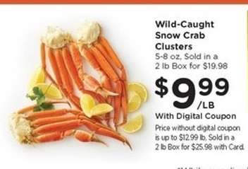 Wild-Caught Snow Crab Clusters