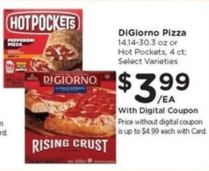 DiGiorno Pizza or Hot Pockets