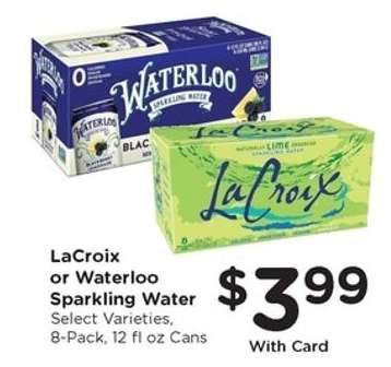 LaCroix or Waterloo Sparkling Water