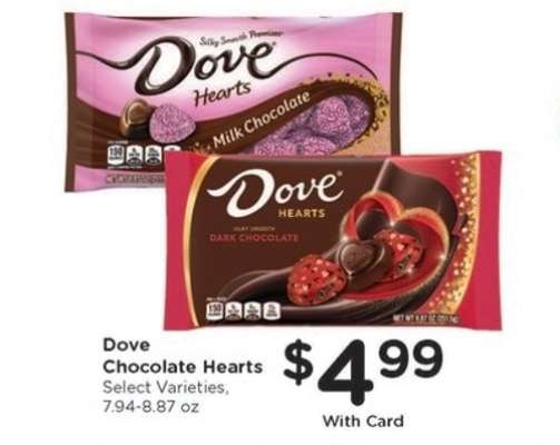 Dove Chocolate Hearts