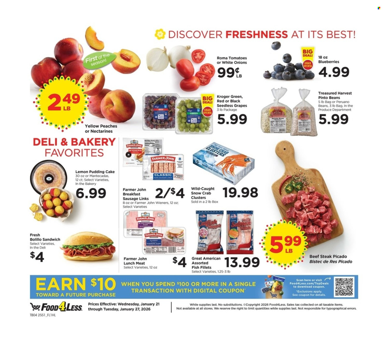 Food 4 Less ad - 01/21/2026 - 01/27/2026. Page 4