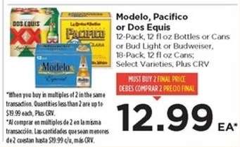 Modelo, Pacifico or Dos Equis