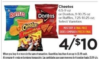 Cheetos, Doritos, or Ruffles