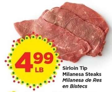 Sirloin Tip Milanesa Steaks