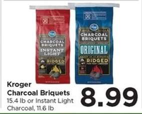 Kroger Charcoal Briquets