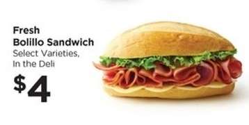 Fresh Bolillo Sandwich