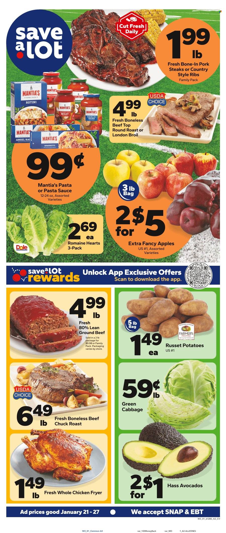 Save a Lot ad - 01/21/2026 - 01/27/2026. Page 1
