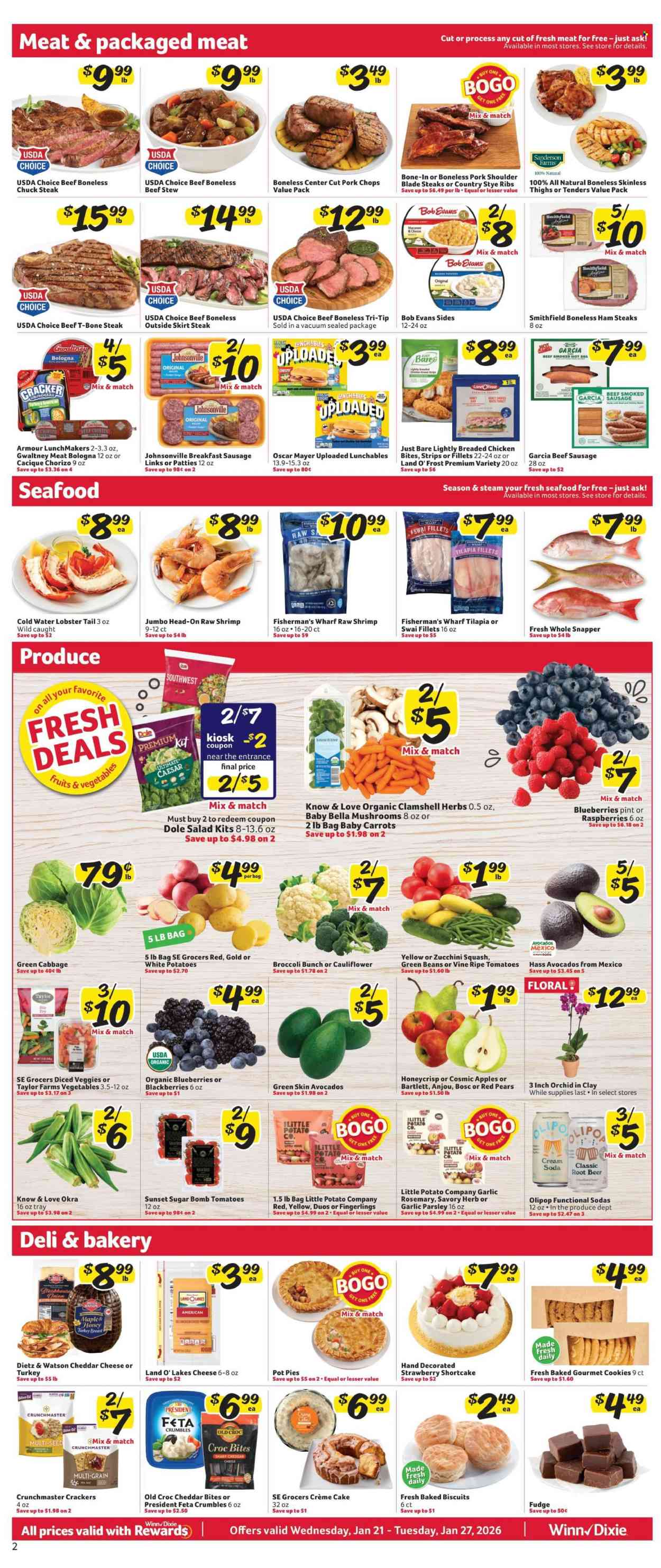 Winn Dixie ad - 01/21/2026 - 01/27/2026. Page 2