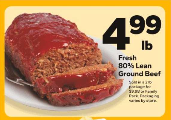 Fresh 80% Lean Ground Beef
