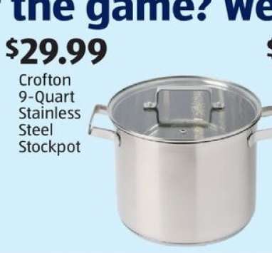 Crofton 9-Quart Stainless Steel Stockpot