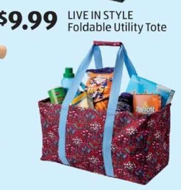 LIVE IN STYLE Foldable Utility Tote