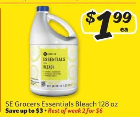 SE Grocers Essentials Bleach 128 oz