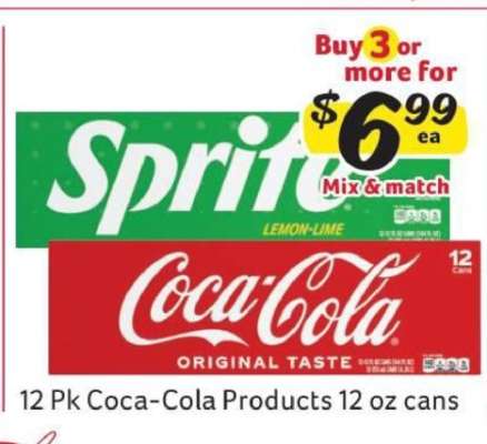 12 Pk Coca-Cola Products
