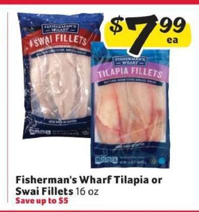 Fisherman's Wharf Tilapia or Swai Fillets