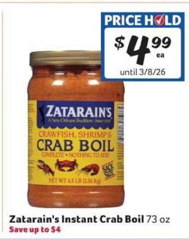 Zatarain's Instant Crab Boil