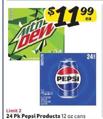 24 Pk Pepsi Products