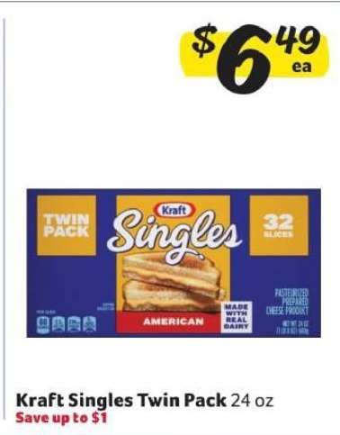Kraft Singles Twin Pack