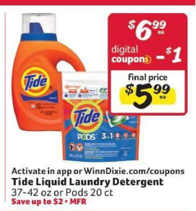 Tide Liquid Laundry Detergent