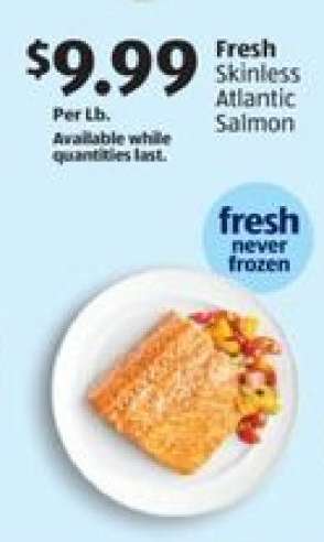 Fresh Skinless Atlantic Salmon