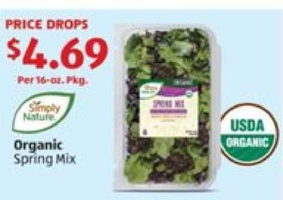 Simply Nature Organic Spring Mix