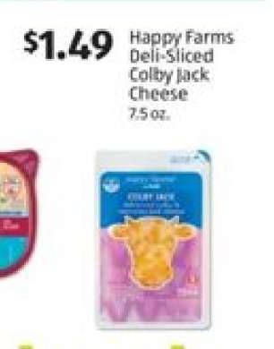 Happy Farms Deli-Sliced Colby Jack Cheese