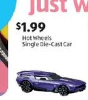 Hot Wheels Single Die-Cast Car