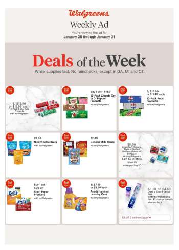 Walgreens Flyer - 01/25/2026 - 01/31/2026.