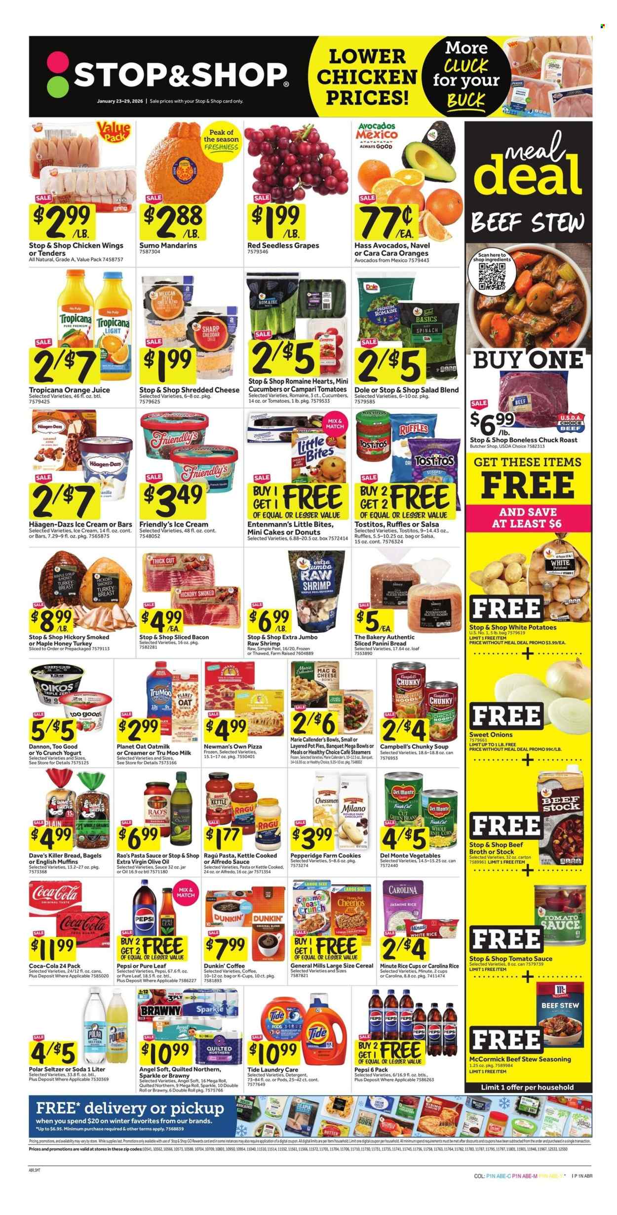 Stop & Shop ad - 01/23/2026 - 01/29/2026. Page 1