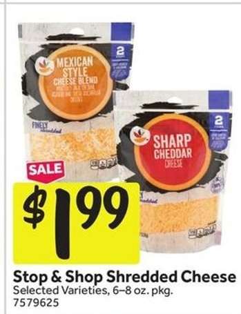 Stop & Shop Shredded Cheese